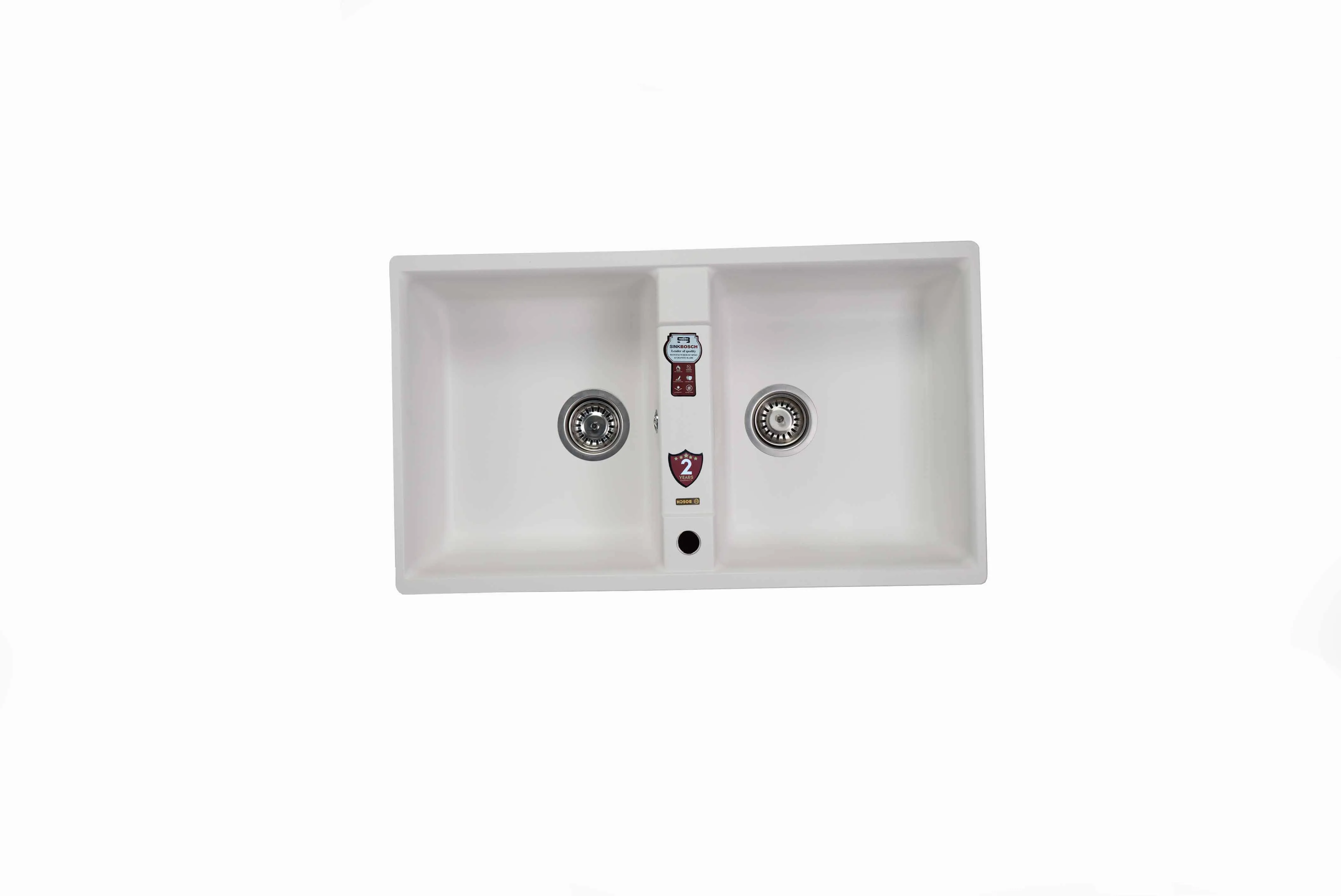 سینک ظرفشویی دو لگنه H202 بوش - نمای نزدیک